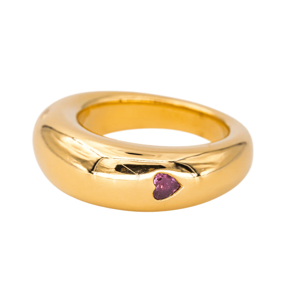 CHAUMET bangle ring in yellow gold and sapphire - Image 2