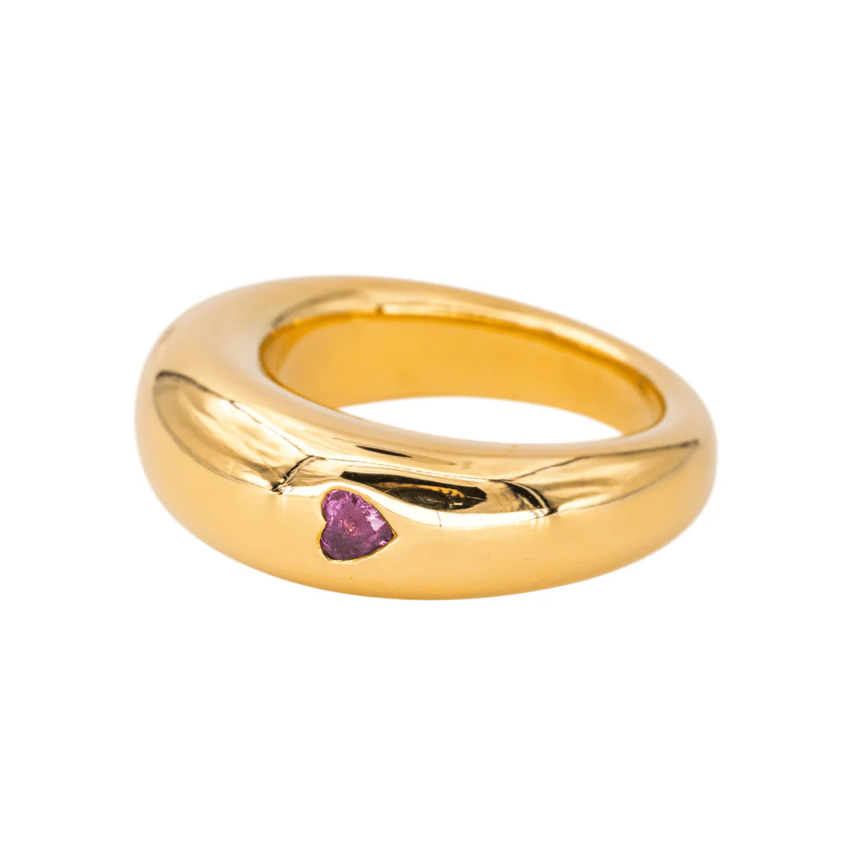 CHAUMET bangle ring in yellow gold and sapphire - Image 3