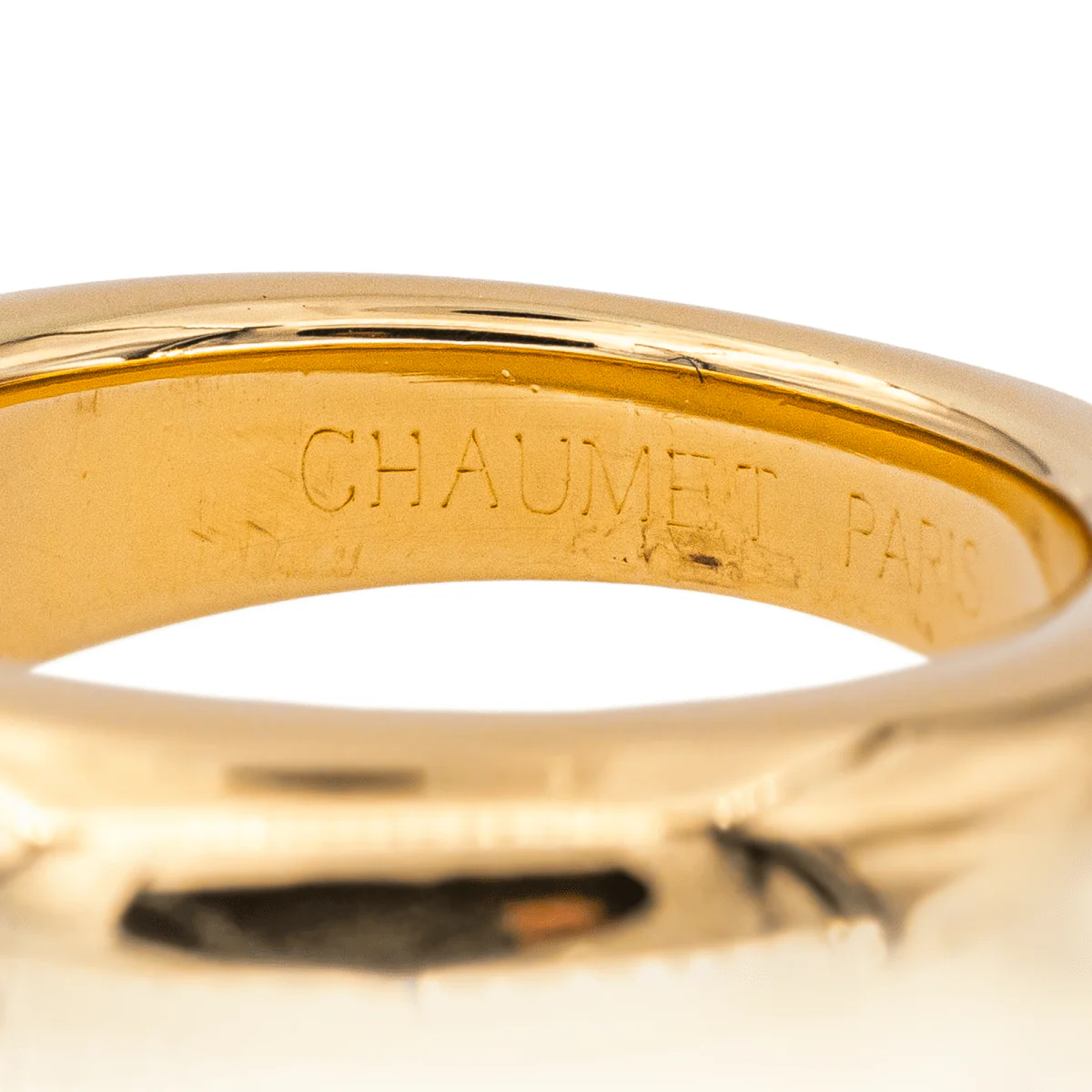 CHAUMET bangle ring in yellow gold and sapphire - Image 4
