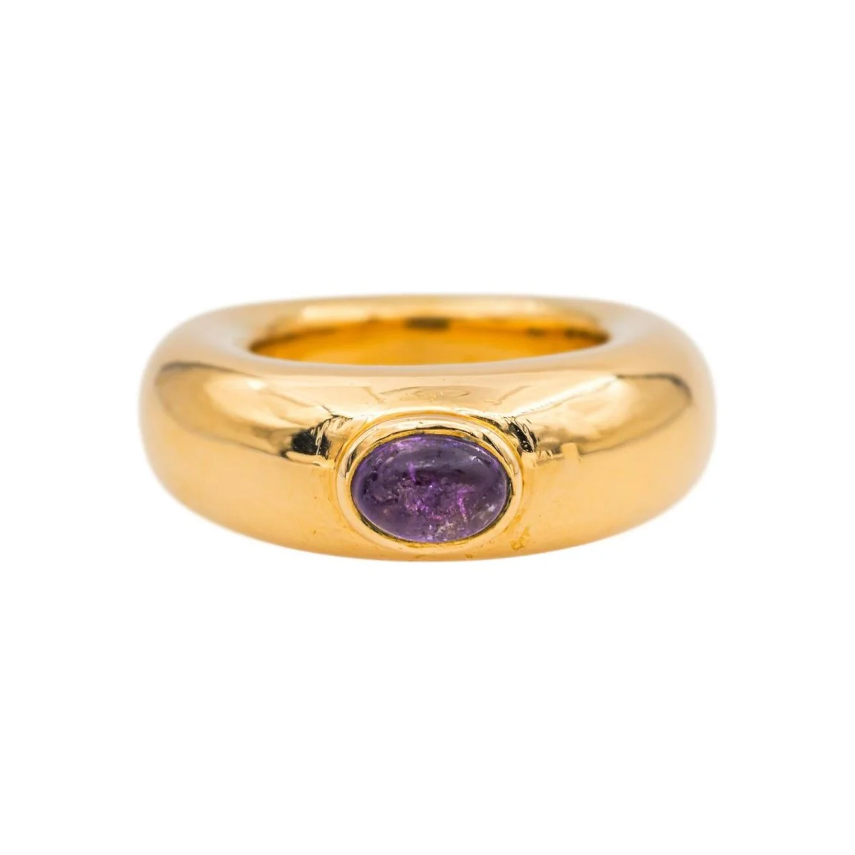 Chaumet Ring Bangle Yellow gold Sapphire Violet