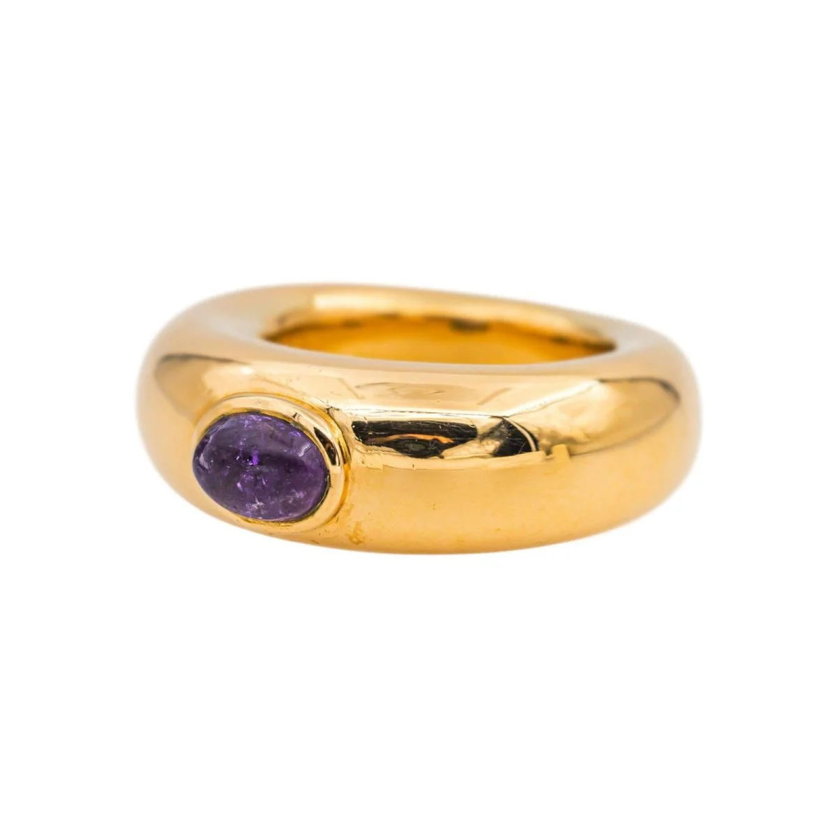 Chaumet Ring Bangle Yellow gold Sapphire Violet - Image 3