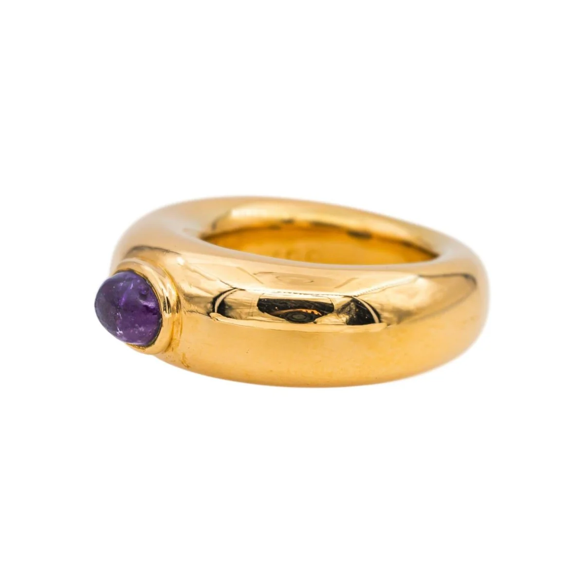 Chaumet Ring Bangle Yellow gold Sapphire Violet - Image 4