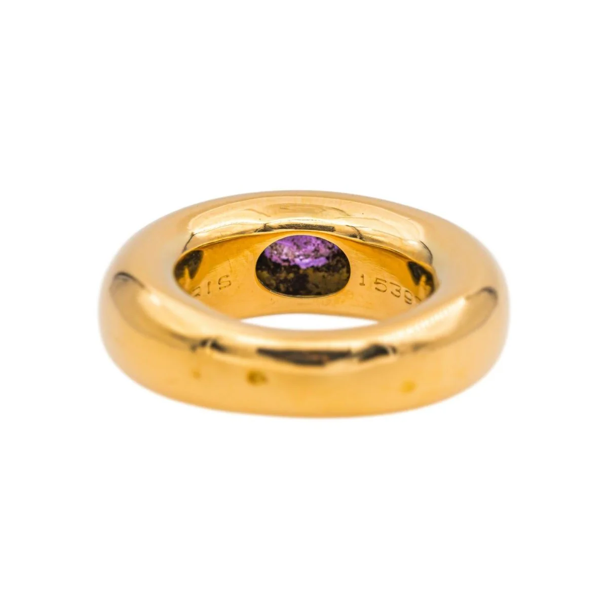 Chaumet Ring Bangle Yellow gold Sapphire Violet - Image 5