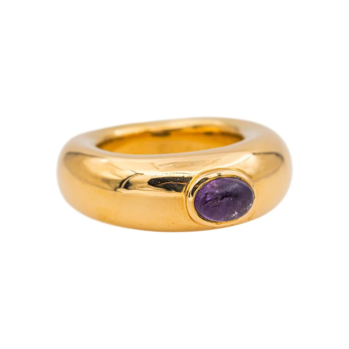 Chaumet Ring Bangle Yellow gold Sapphire Violet - Image 6