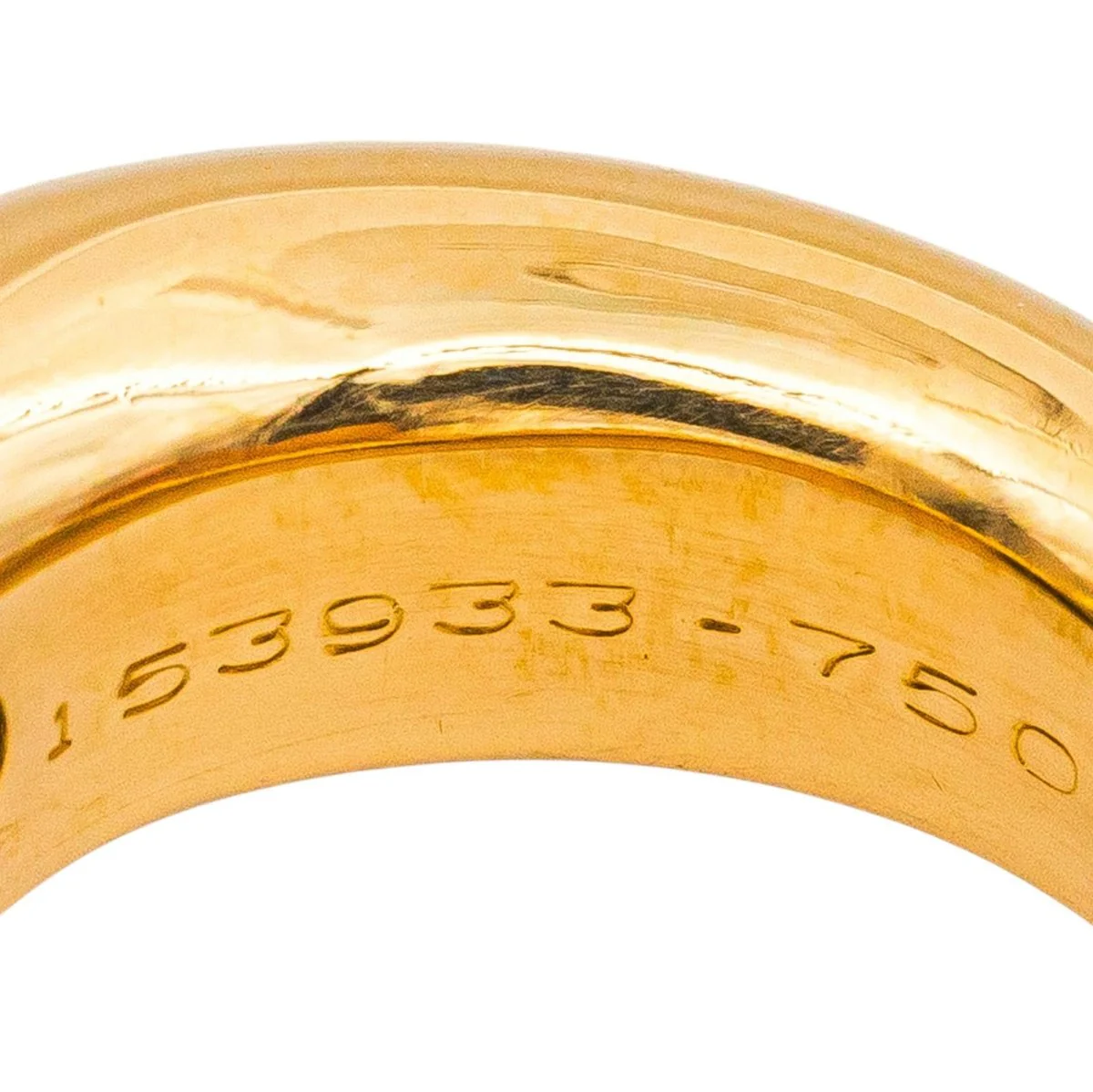 Chaumet Ring Bangle Yellow gold Sapphire Violet - Image 9