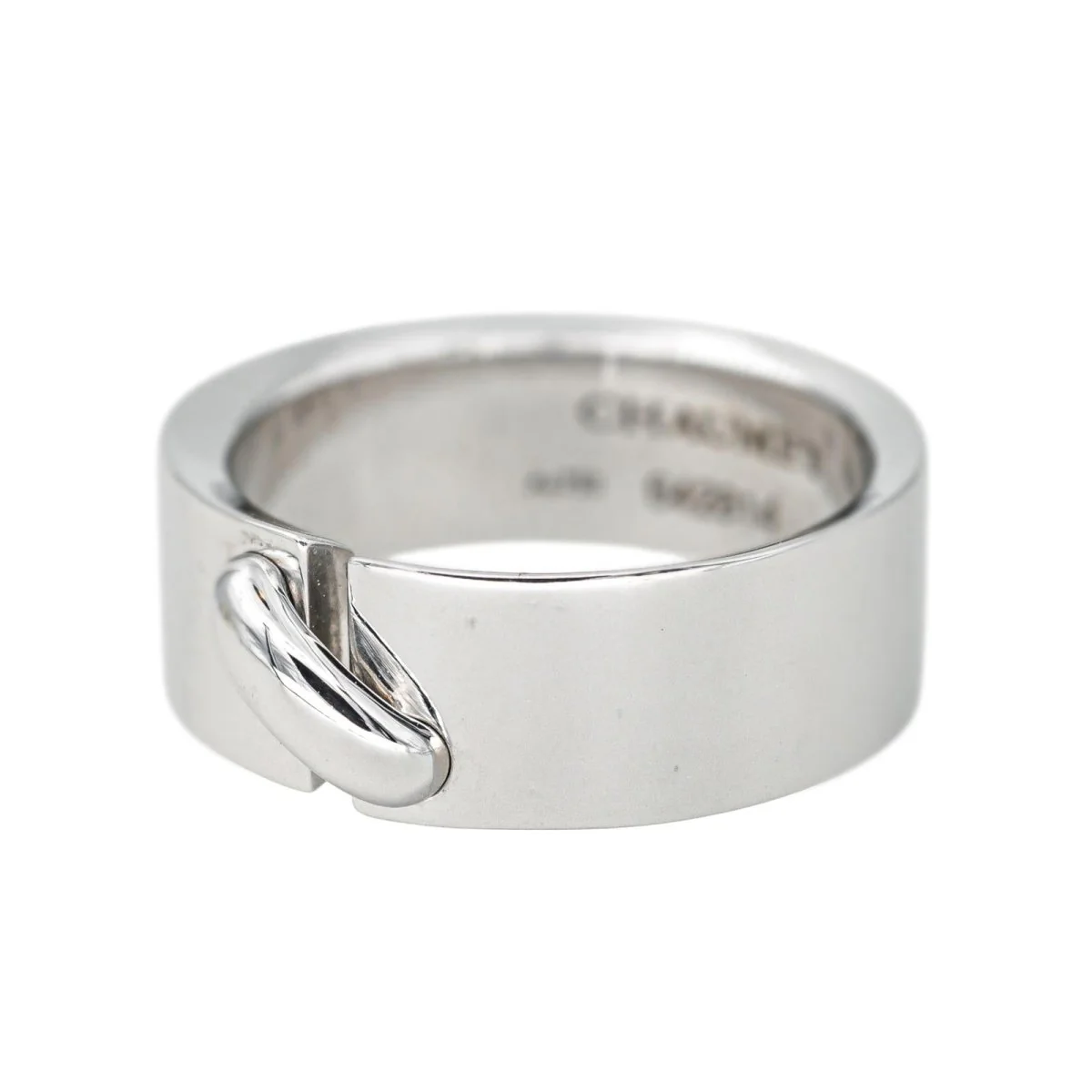 Ring CHAUMET "Link" headband in white gold - Image 4