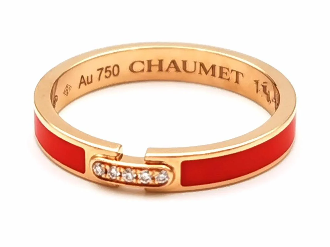 Chaumet Liens Ring Pink gold Diamond - Image 4