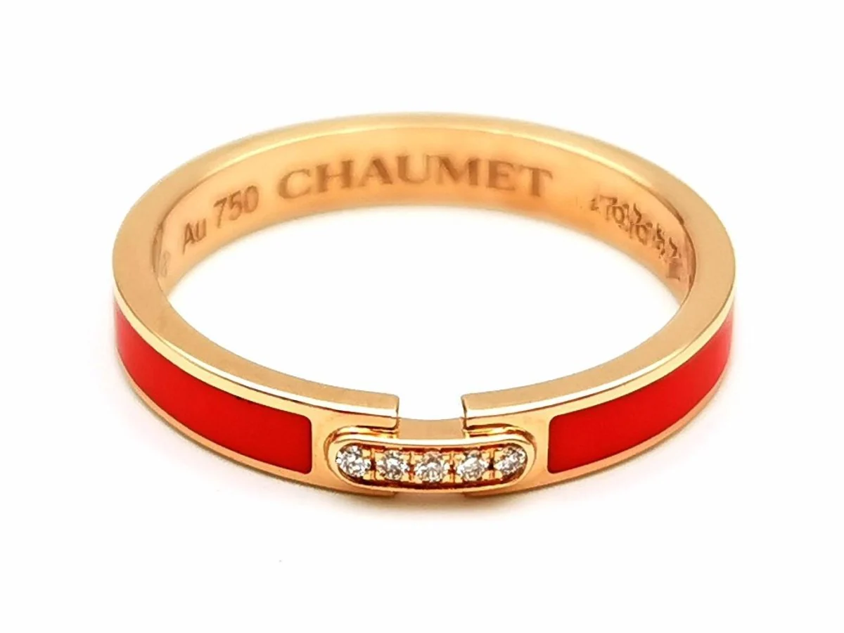 Chaumet Liens Ring Pink gold Diamond - Image 7