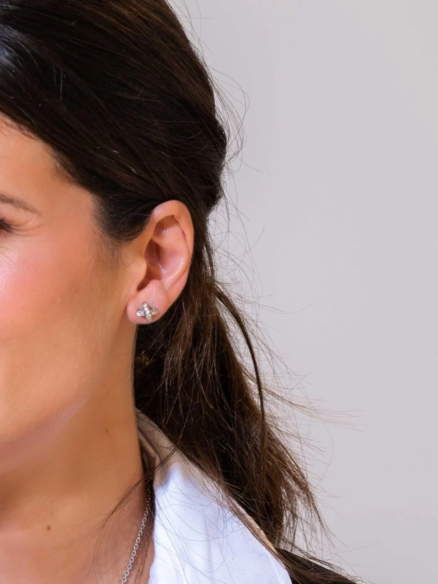 Puces CHAUMET “Liens” earrings in white gold and diamonds - Image 2