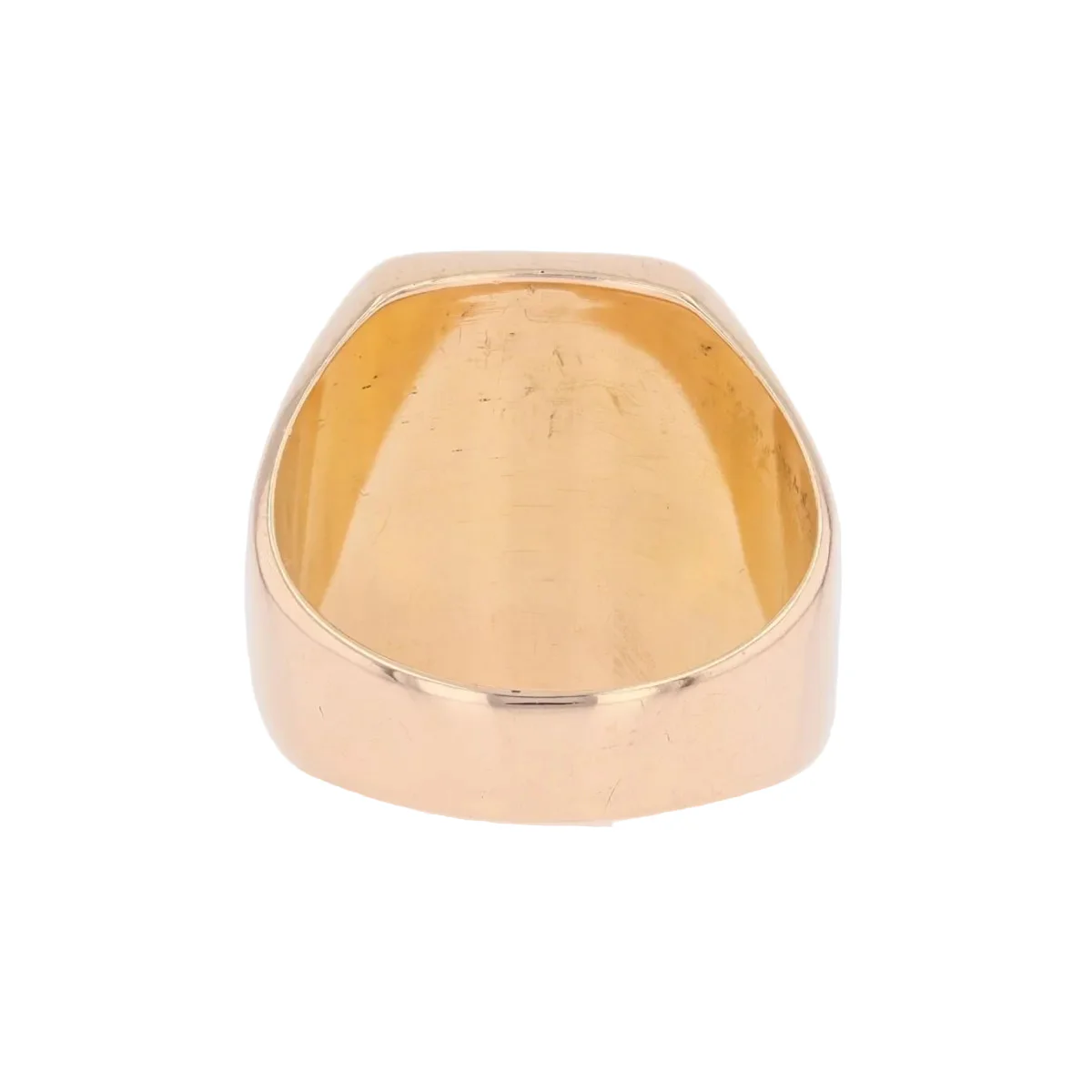 Rose gold signet ring - Image 4