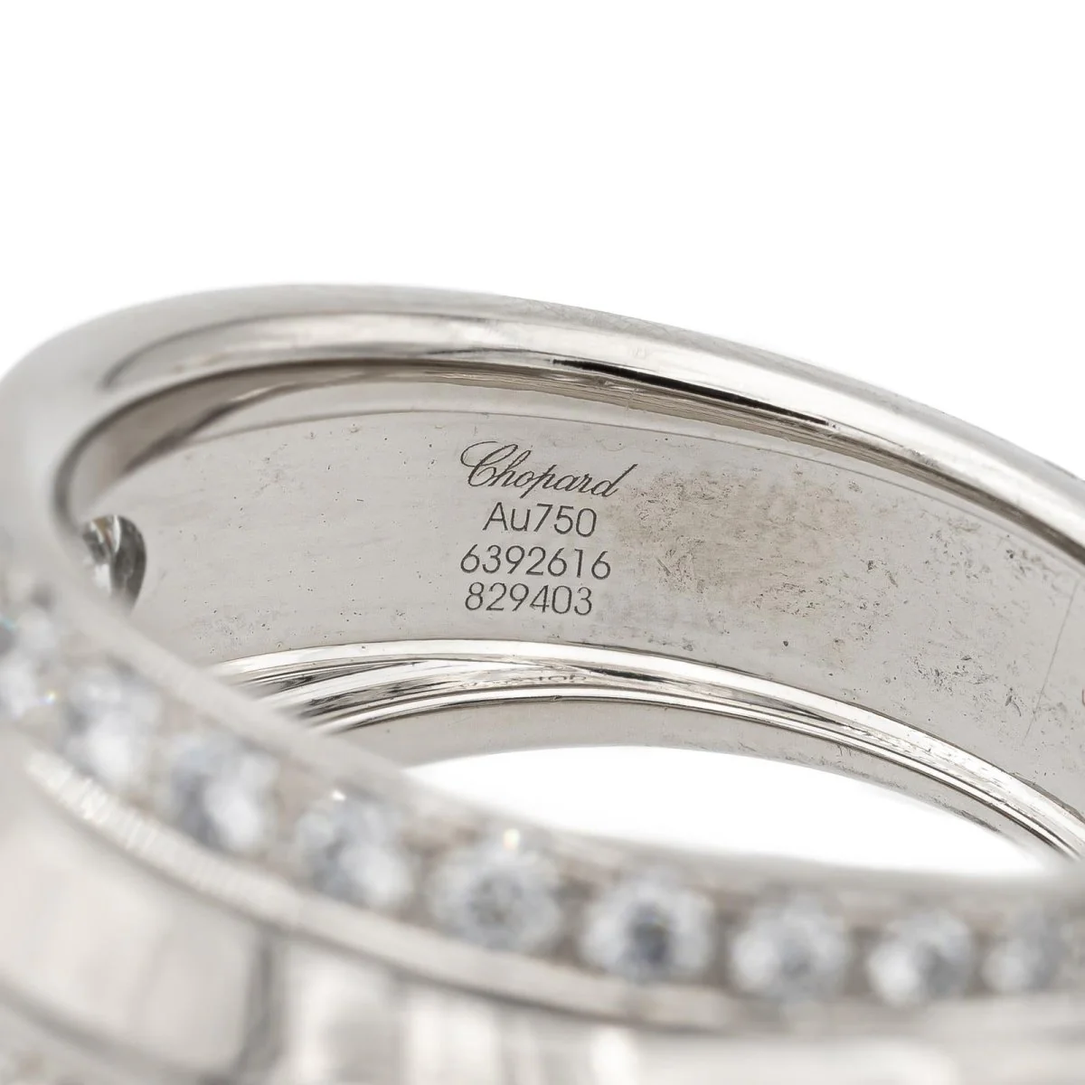 Chopard La Strada Bandeau Ring, White gold with Diamonds - Image 5