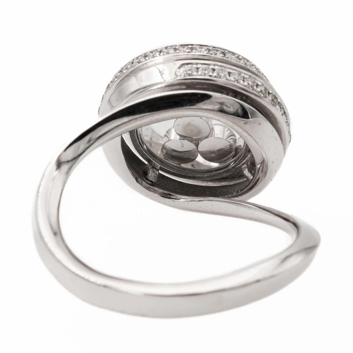 CHOPARD “Happy Diamonds” ring in white gold and diamonds - Image 4