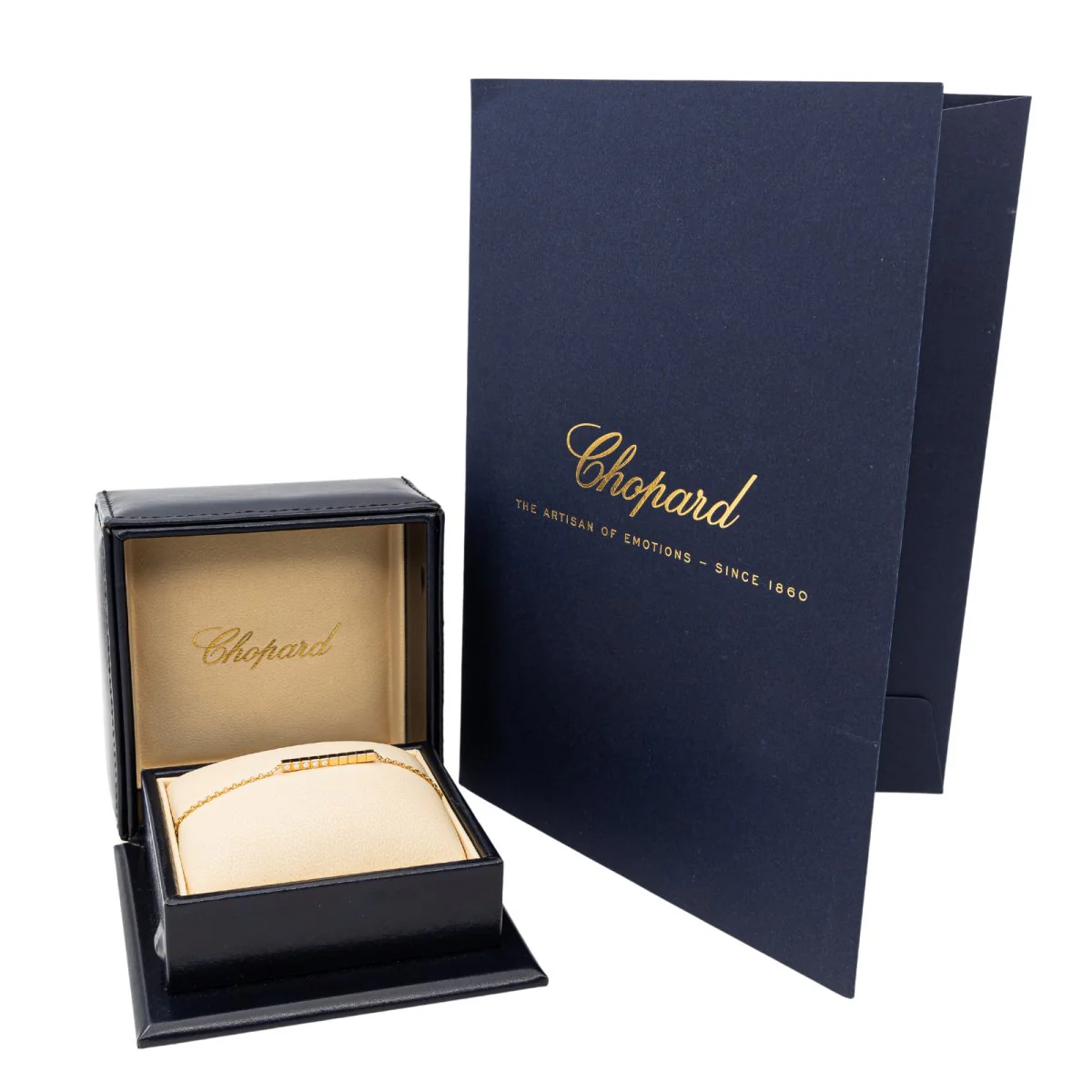 CHOPARD Ice Cube bracelet in pink gold and diamond - Image 2