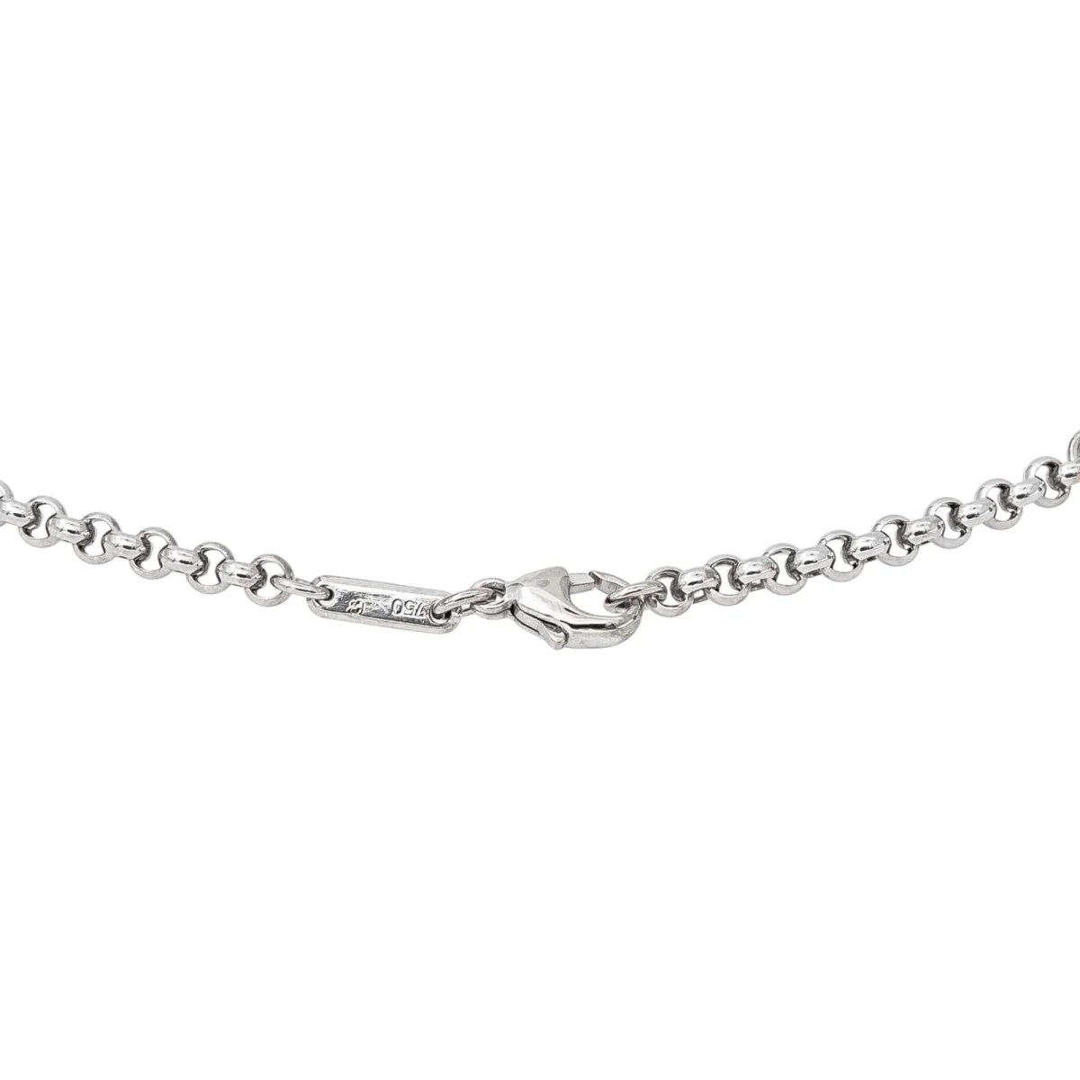 Chopard Happy Diamonds Necklace in White gold with Diamonds - Image 5