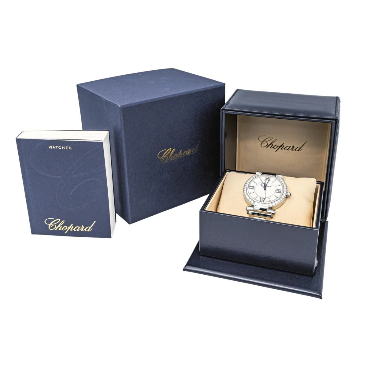 CHOPARD "Impériale" watch in steel, Mother-of-pearl, amethyst, Sapphire and Diamonds - Image 8