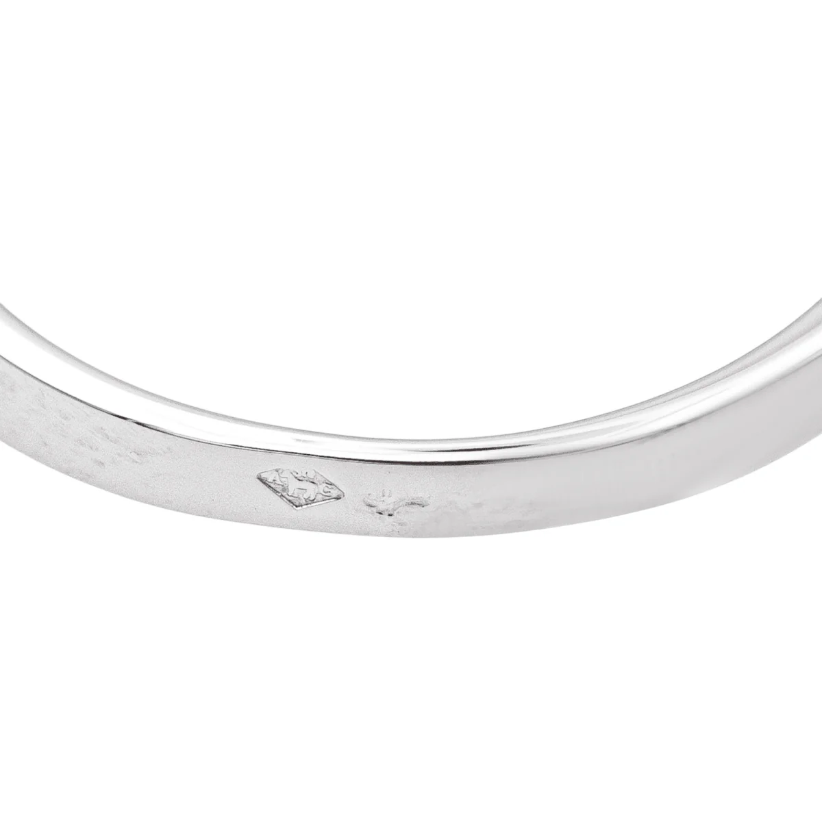CLOZEAU Solitaire Ring in White Gold, Lacquer and Diamond - Image 7