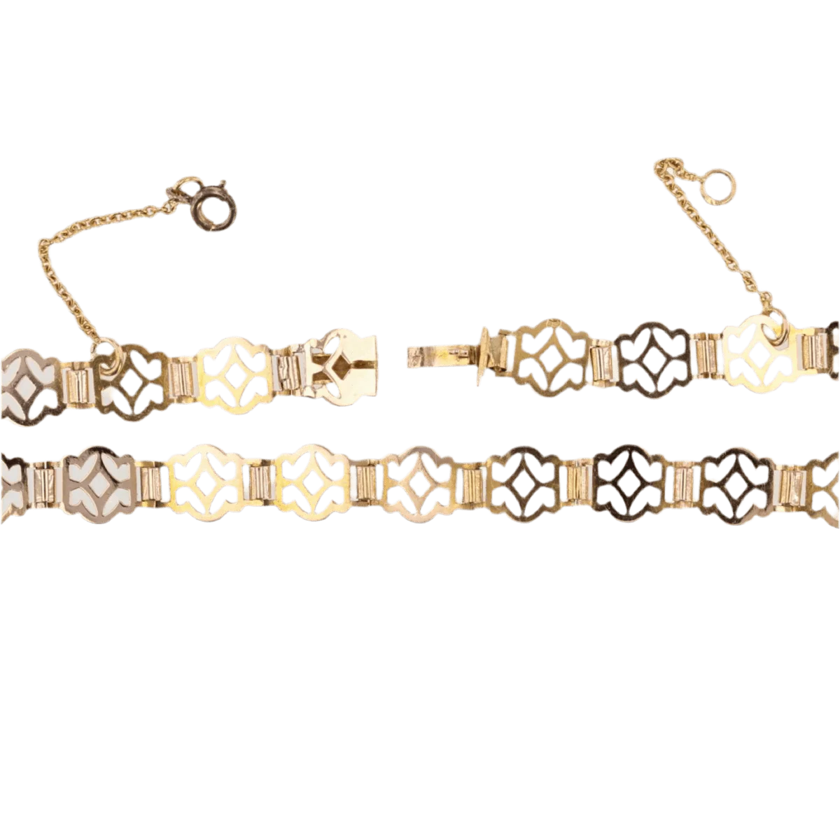 Rose gold mesh necklace - Image 4
