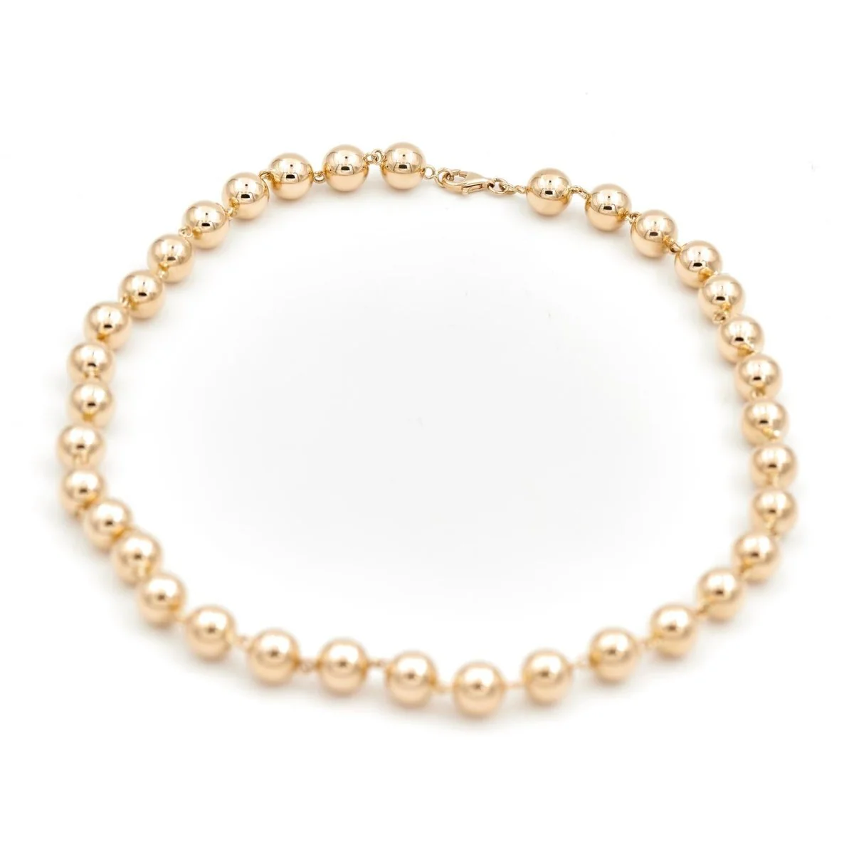 Marseillais necklace in yellow gold - Image 5