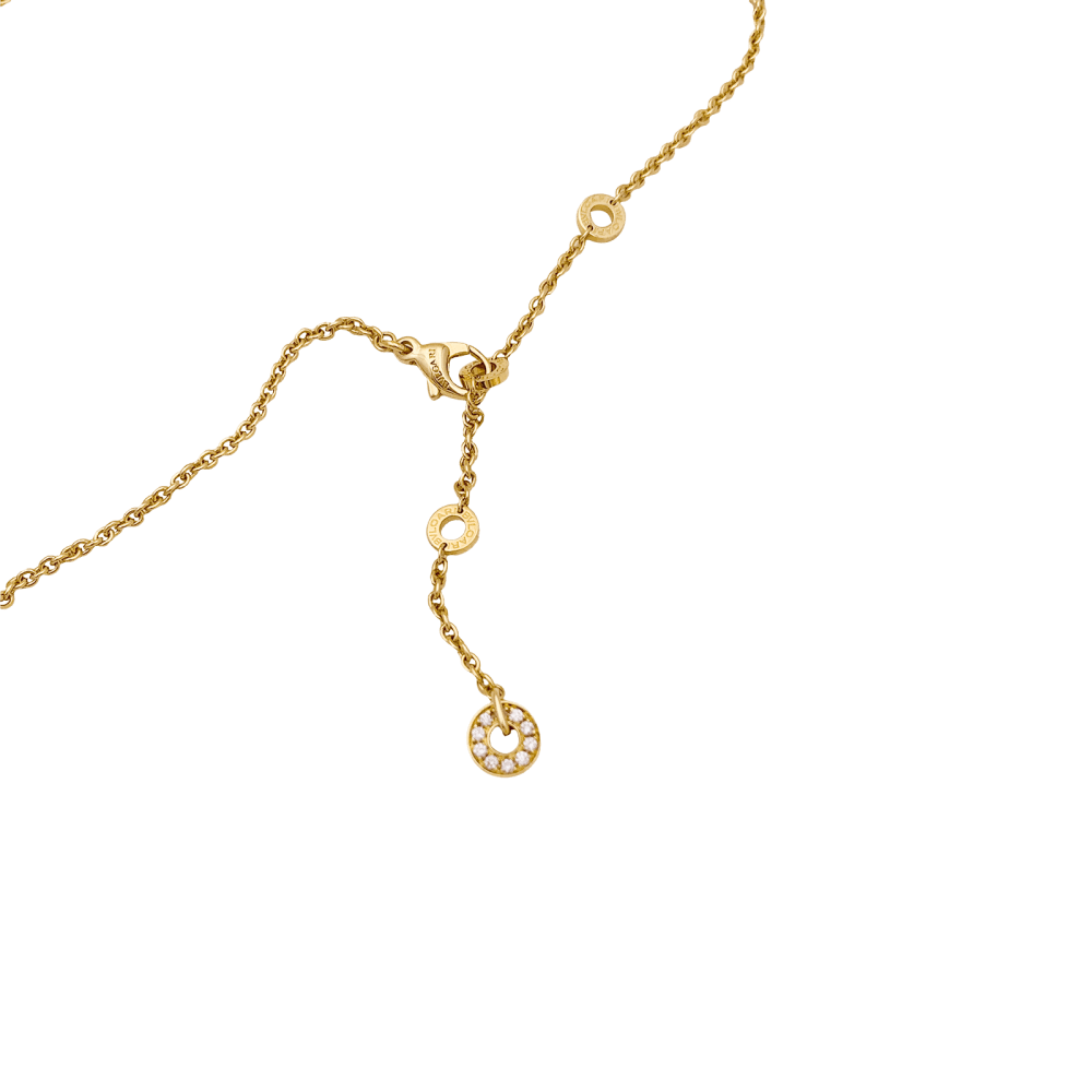 BULGARI "Astrale" chain necklace in yellow gold, topaz, citrine, peridots, rhodolite, tourmaline and diamonds - Image 6