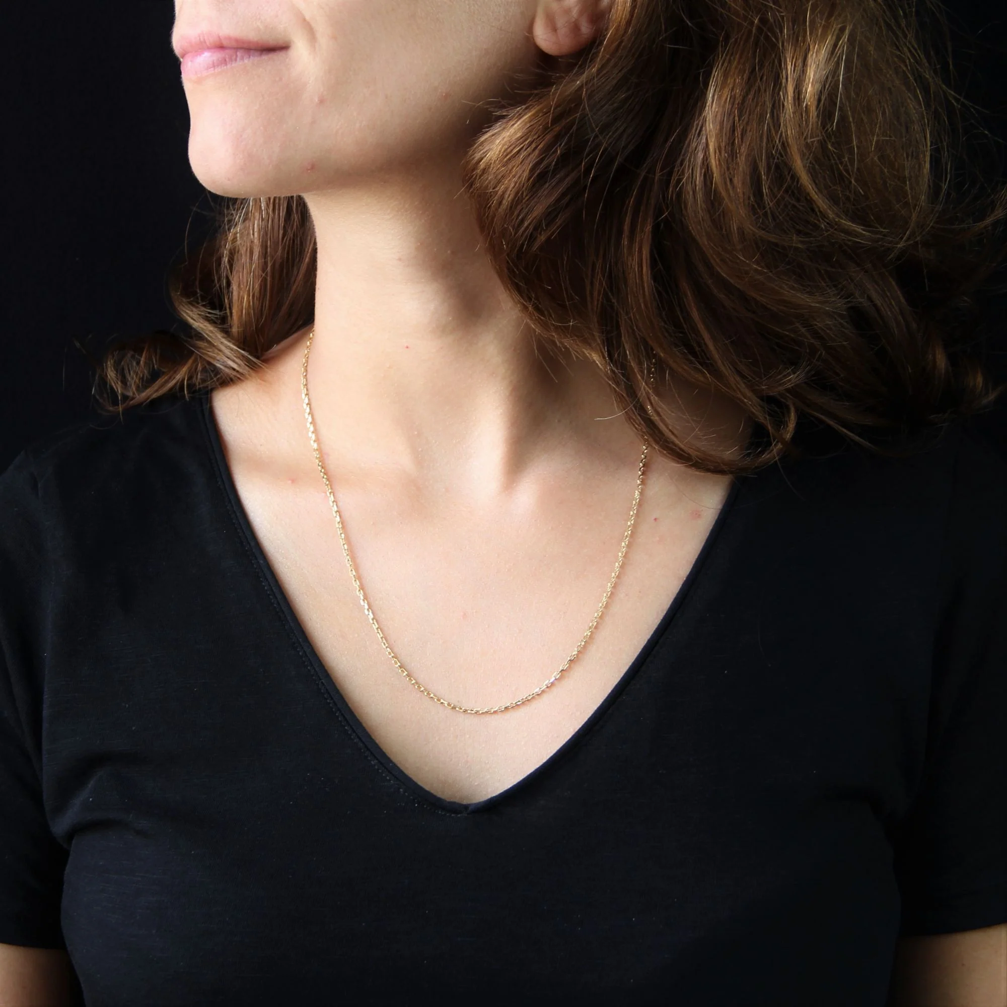 Yellow Gold Chain Necklace - Image 2