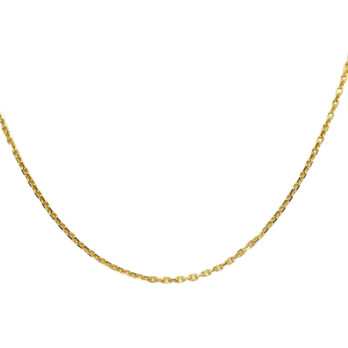 Yellow gold chain necklace - Image 3