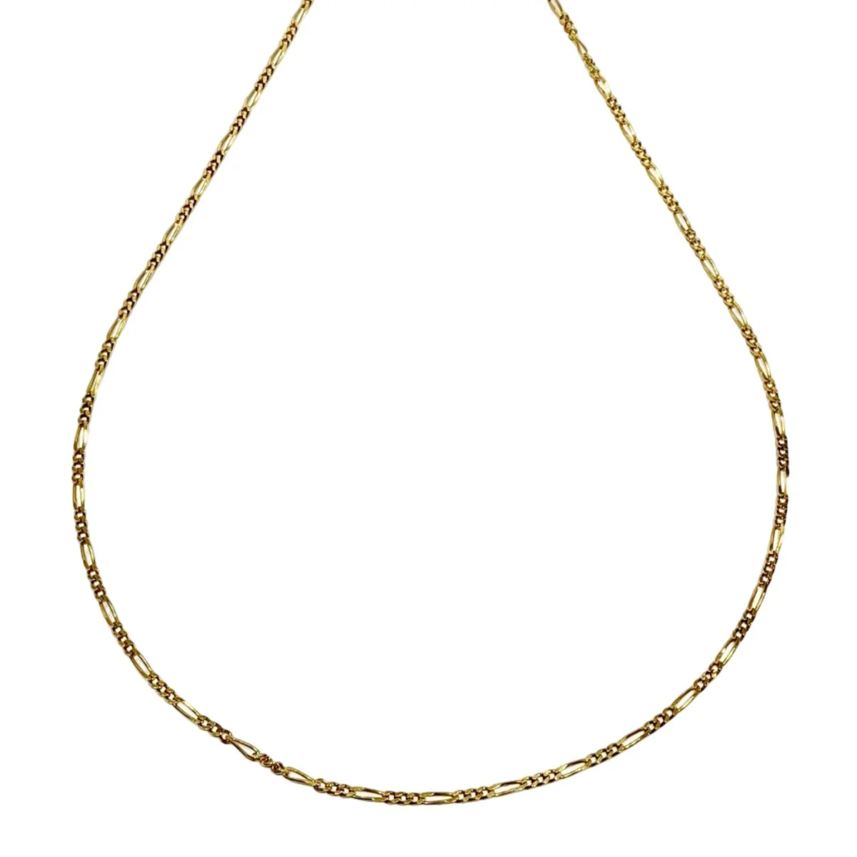 Yellow gold chain necklace