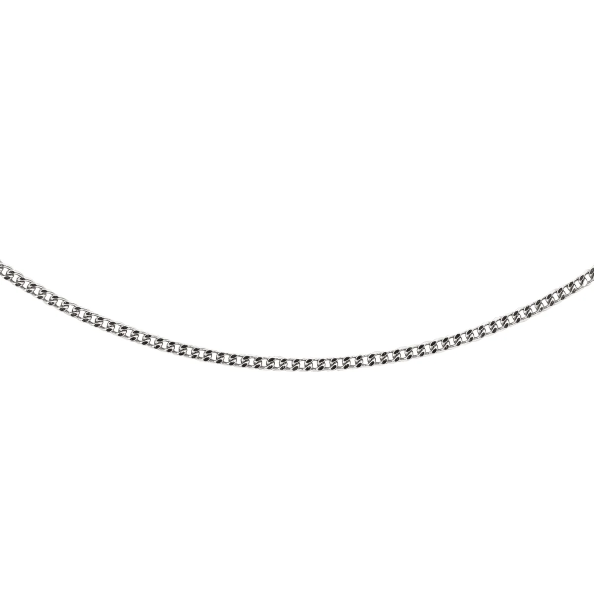 White Gold Chain Necklace - Image 5