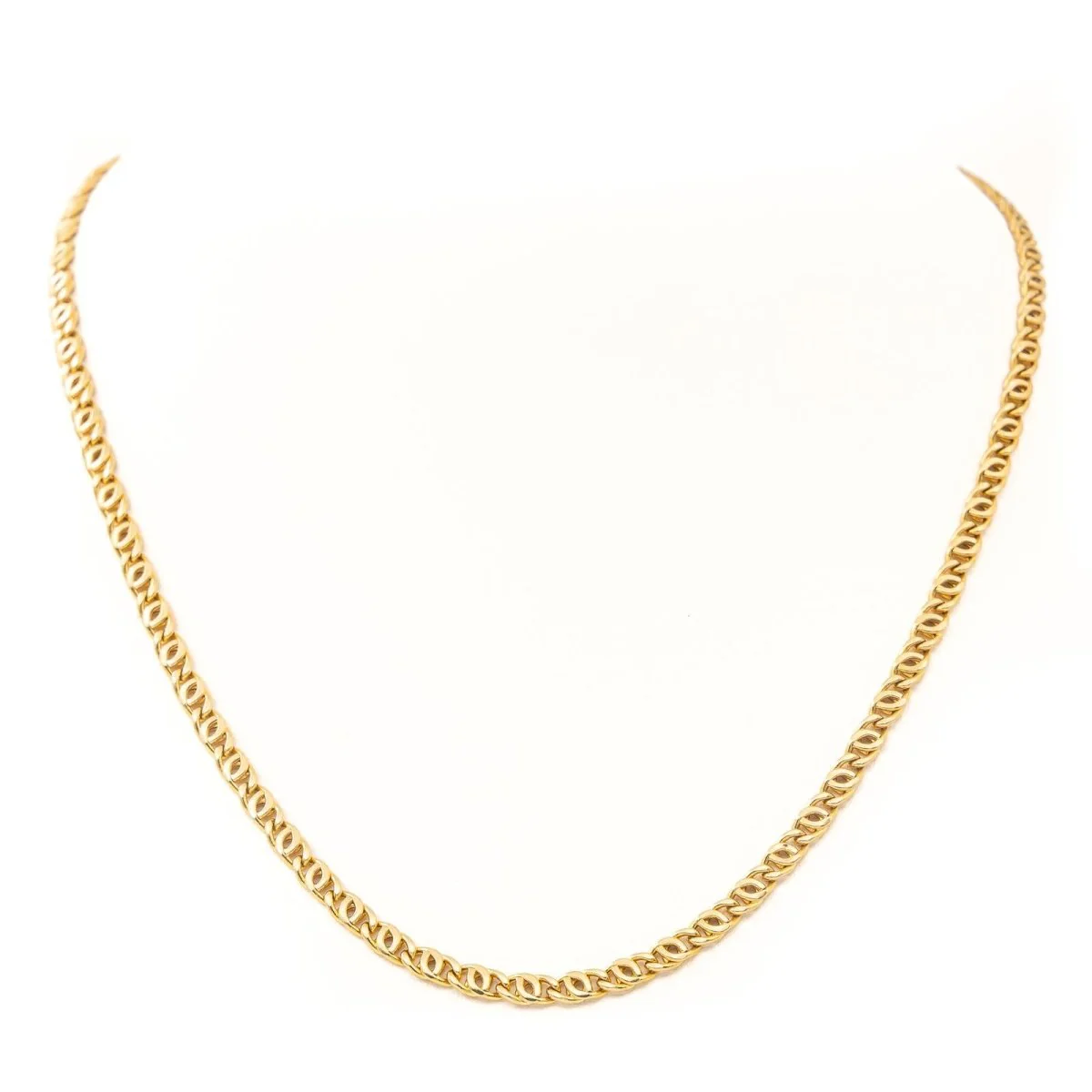 Chain necklace in yellow gold