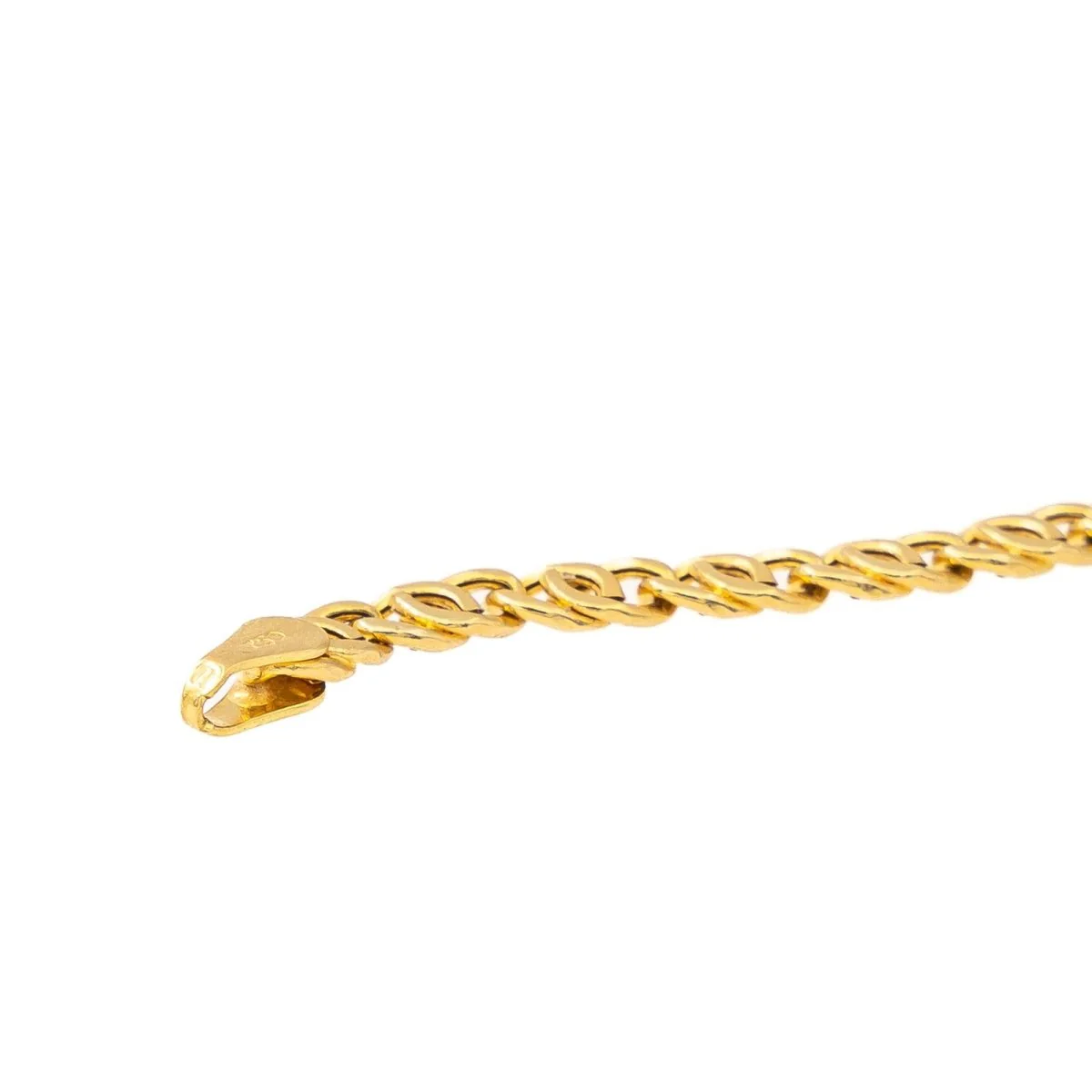 Chain necklace in yellow gold - Image 6