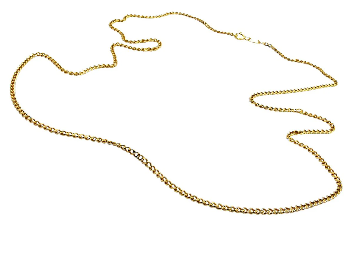 Yellow Gold Chain Necklace - Image 6