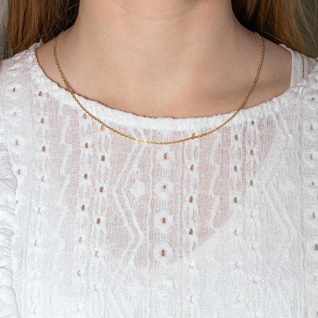 Necklace Chain in yellow gold - Image 2