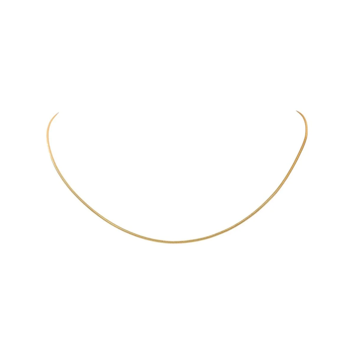 Yellow Gold Chain Necklace - Image 3