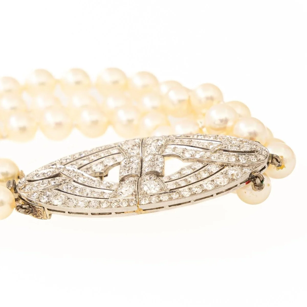 White Gold Diamond Choker Necklace - Image 6