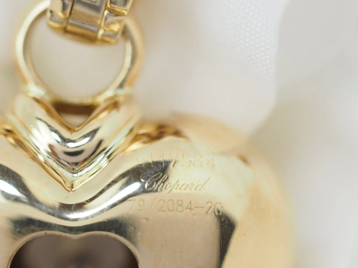 Chopard Happy Diamonds necklace in yellow gold and diamond - Image 8