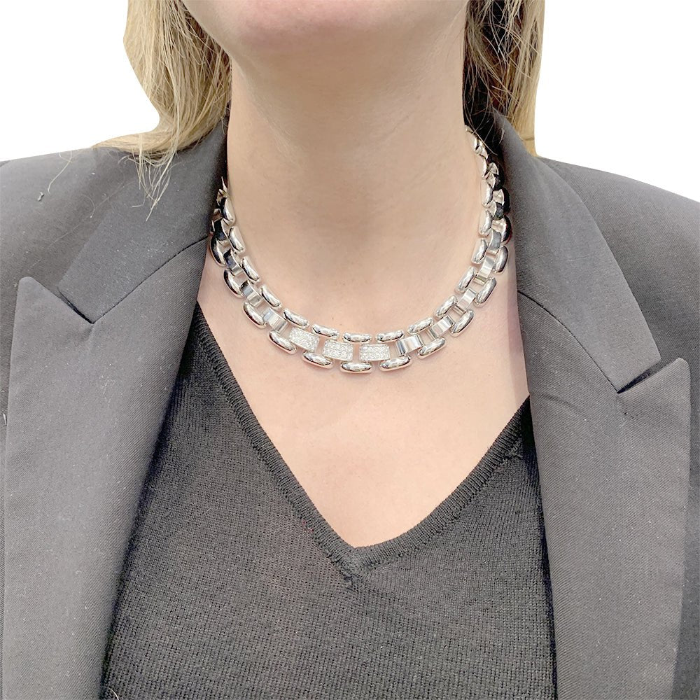 CHOPARD “La Strada” necklace in white gold and diamonds - Image 2