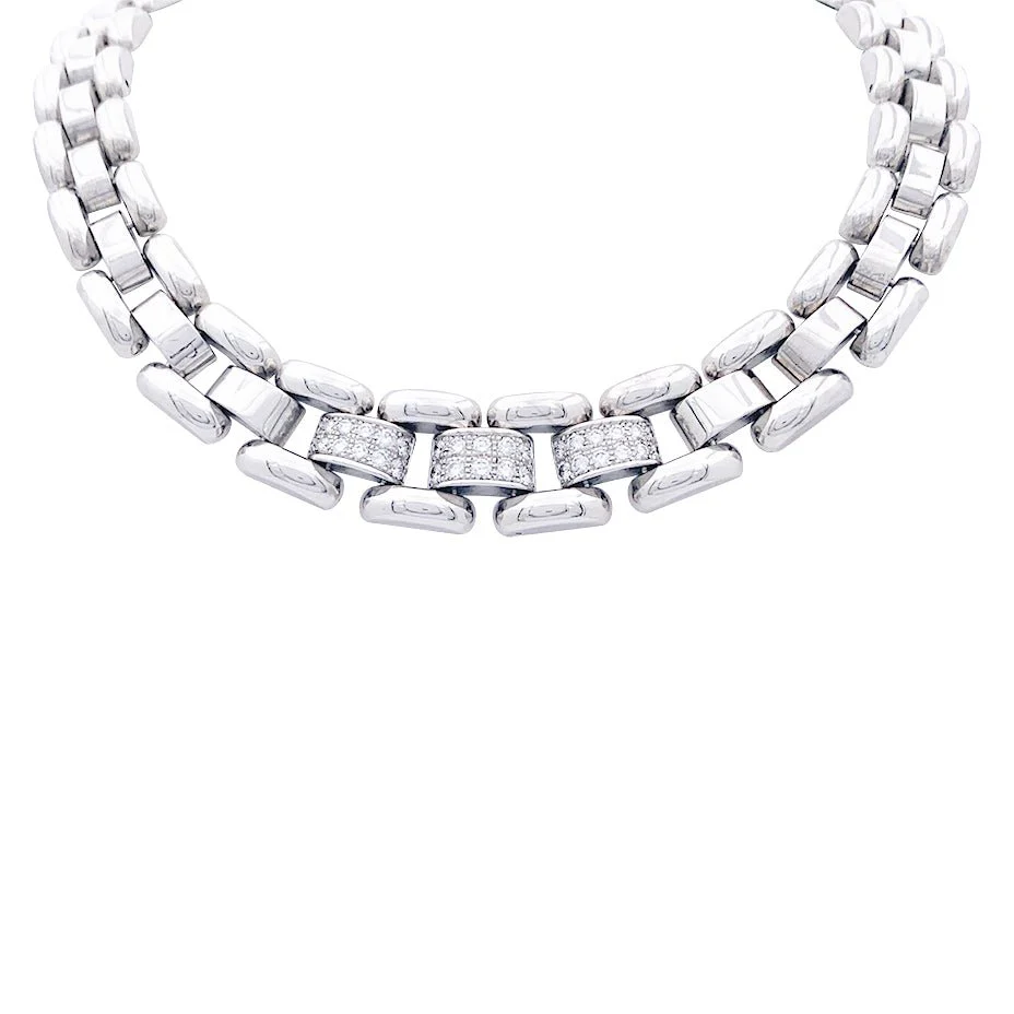 CHOPARD “La Strada” necklace in white gold and diamonds - Image 4