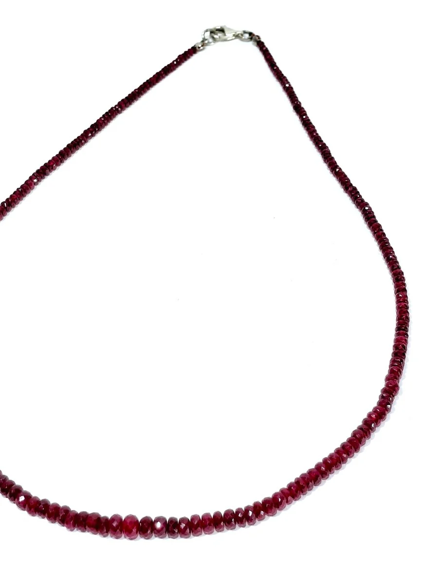 Necklace of Ruby Beads - Image 3