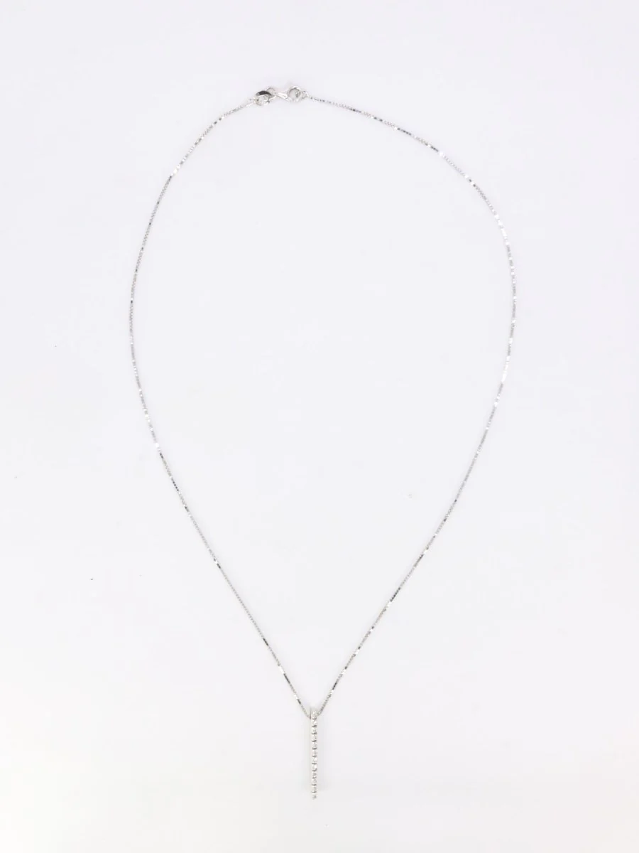Necklace Pendant in white gold and diamonds - Image 4