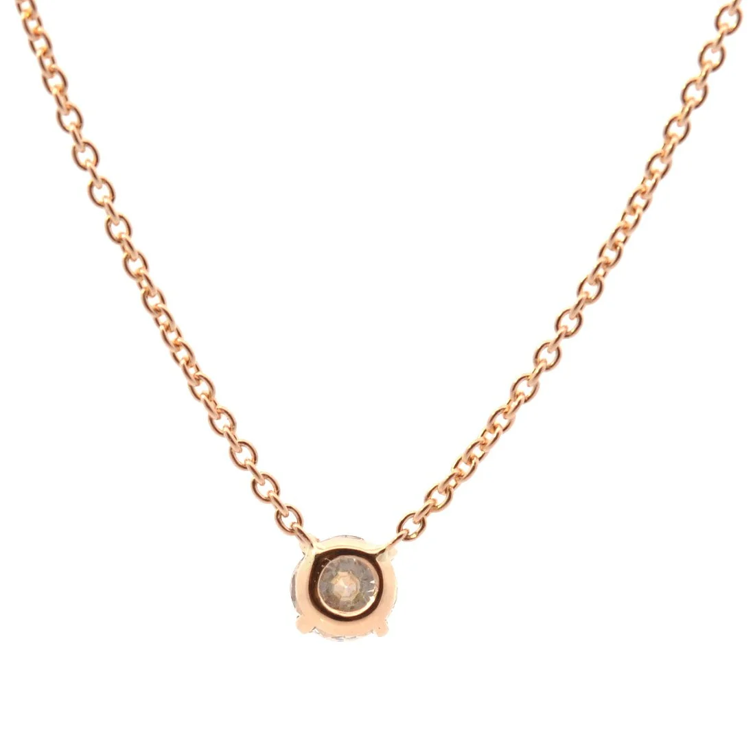 Yellow gold and diamond pendant necklace - Image 2