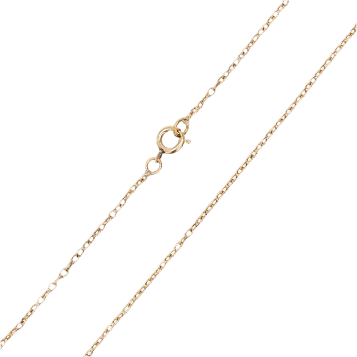 Drapery Necklace in Rose gold, Pearls, and Emerald - Image 4