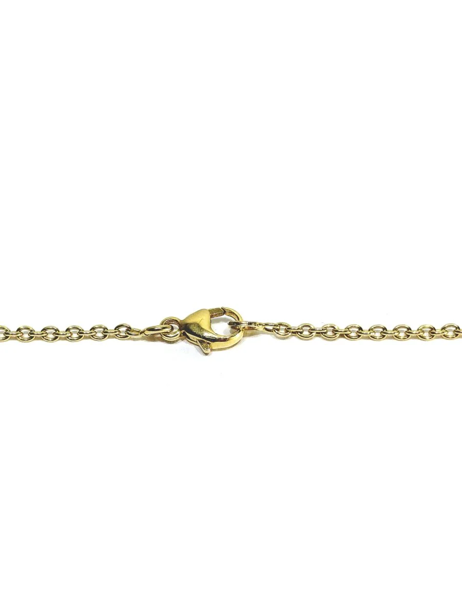 Necklace in yellow gold and diamonds. - Image 5