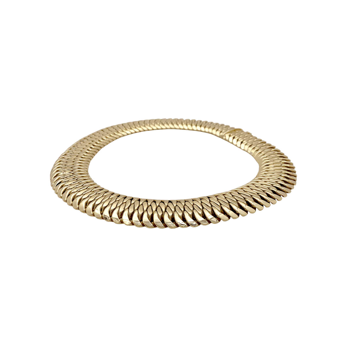 Yellow Gold Choker Necklace - Image 4