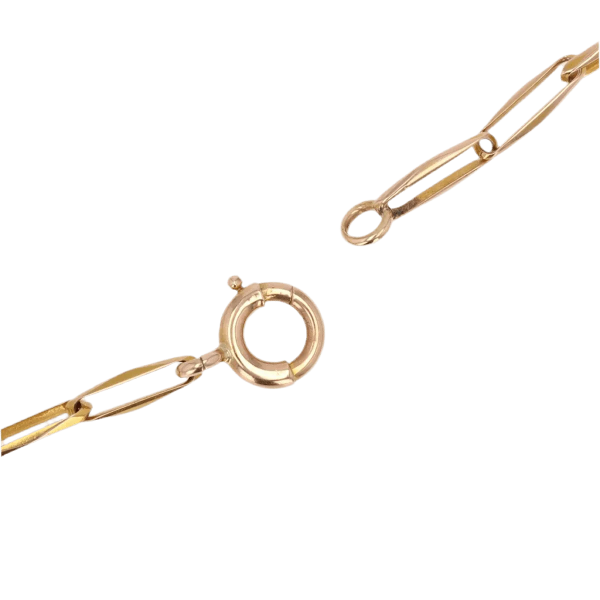 Necklace Mesh rose gold and pearls - Image 5