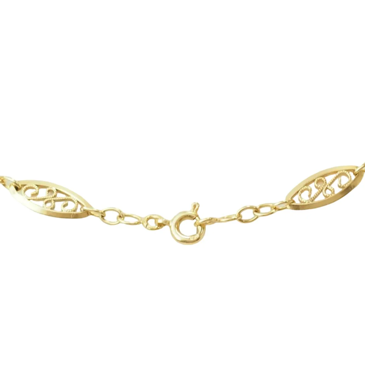 Filigree Necklace in Yellow gold - Image 4