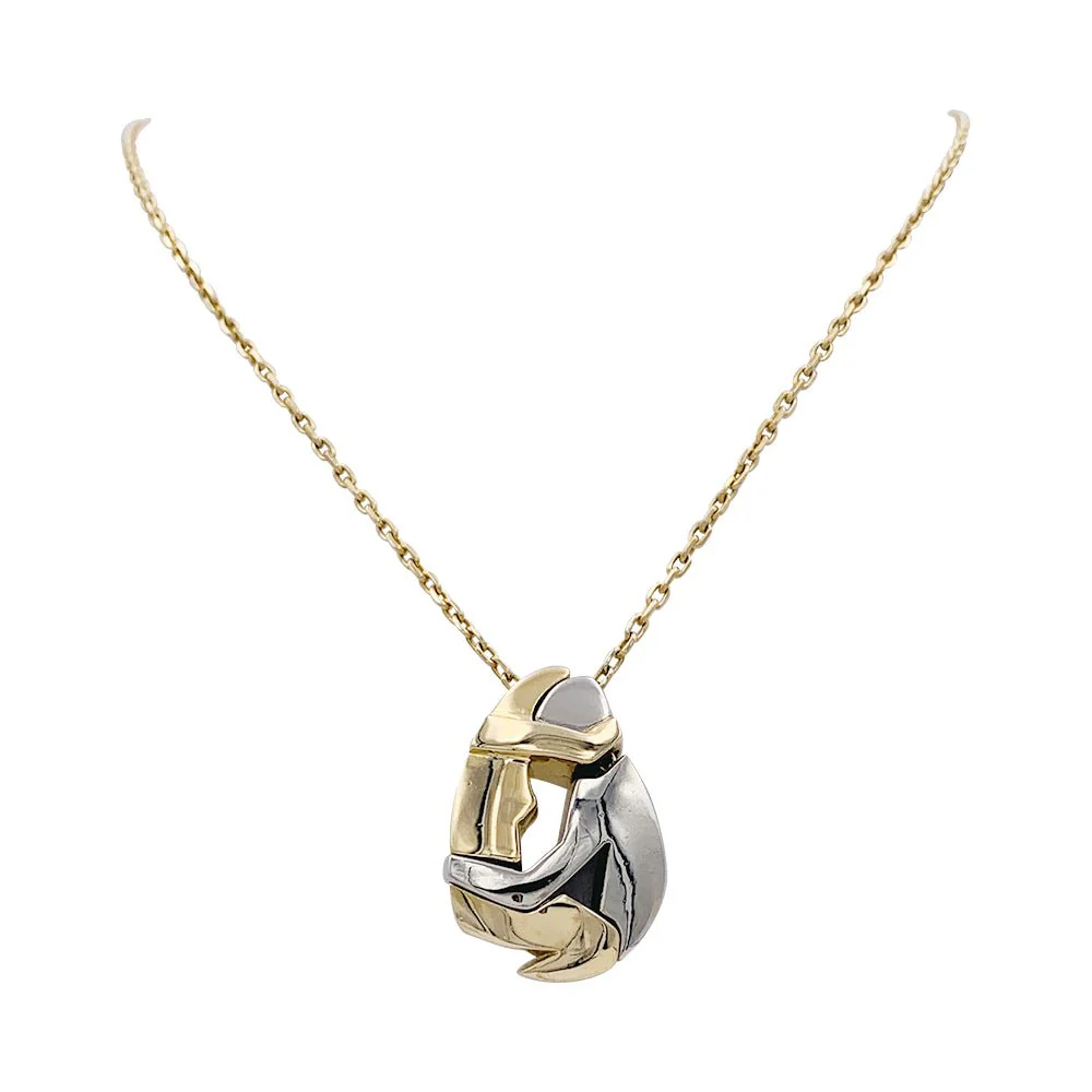 Fred x Miroslav Brozek necklace, "Le Couple", two golds