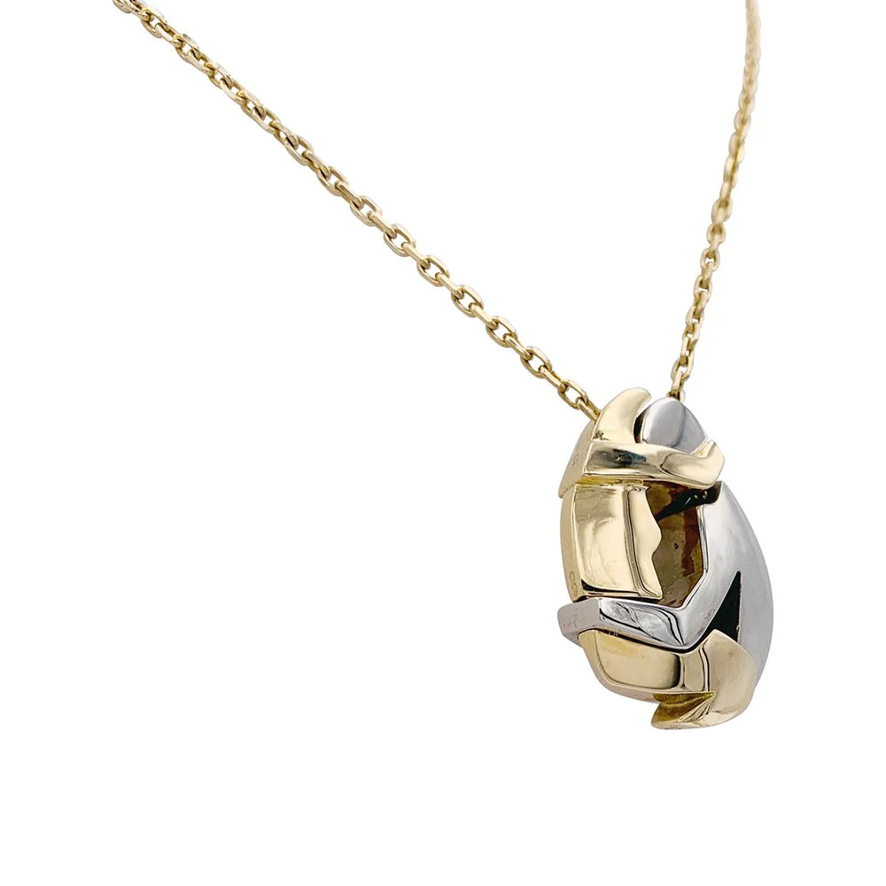 Fred x Miroslav Brozek necklace, "Le Couple", two golds - Image 7