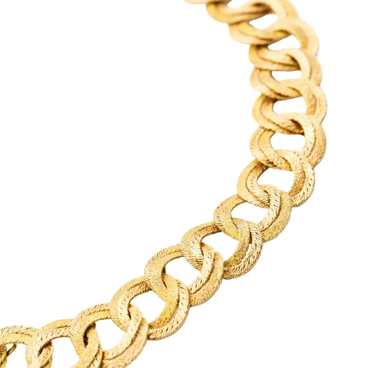 GEORGES LENFANT link necklace in yellow gold - Image 4
