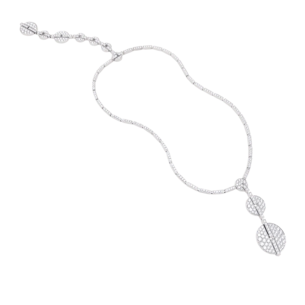 Necklace Cartier "Himalia" Fine Jewelry white gold, diamonds. - Image 5