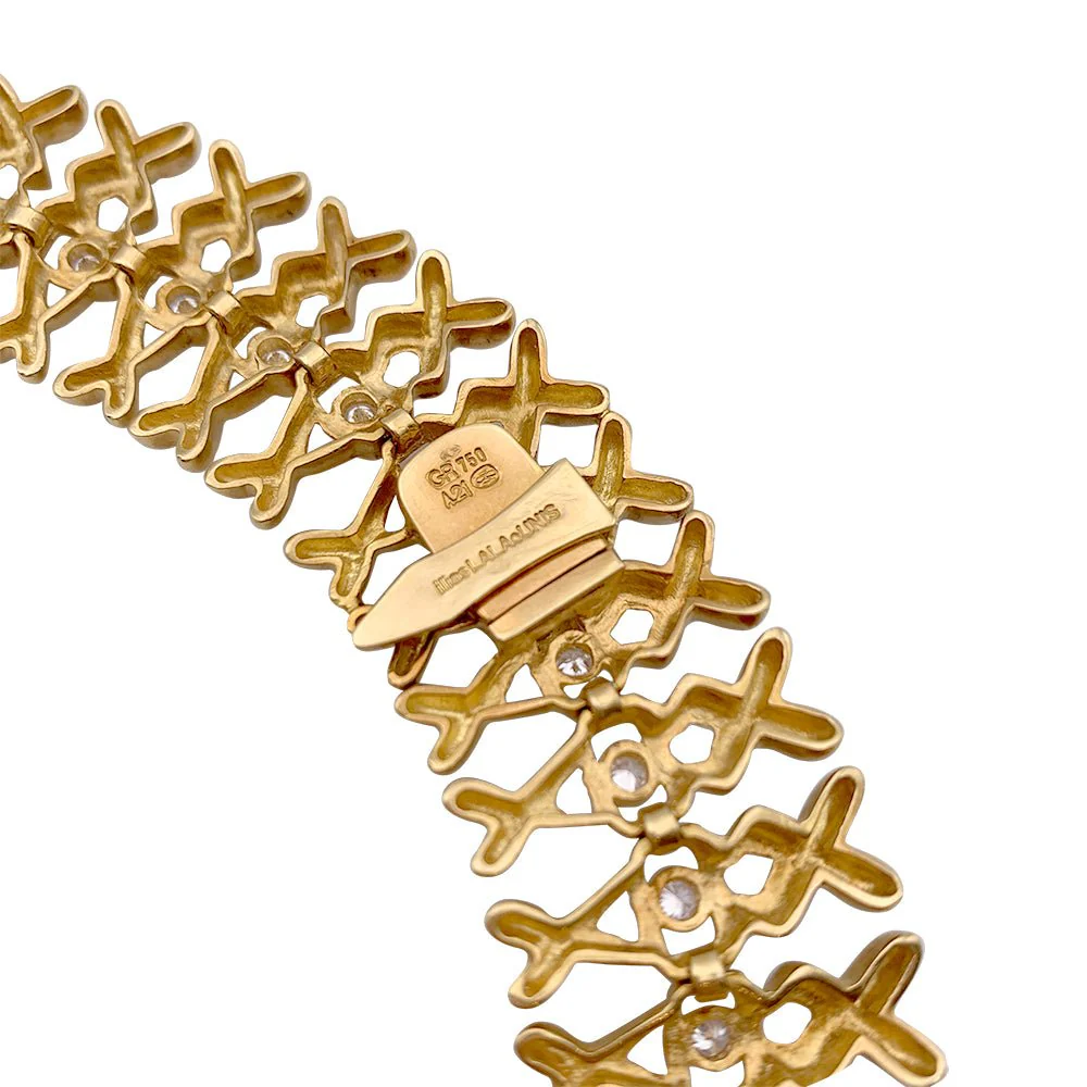 LALAOUNIS choker necklace in yellow gold and diamonds - Image 5