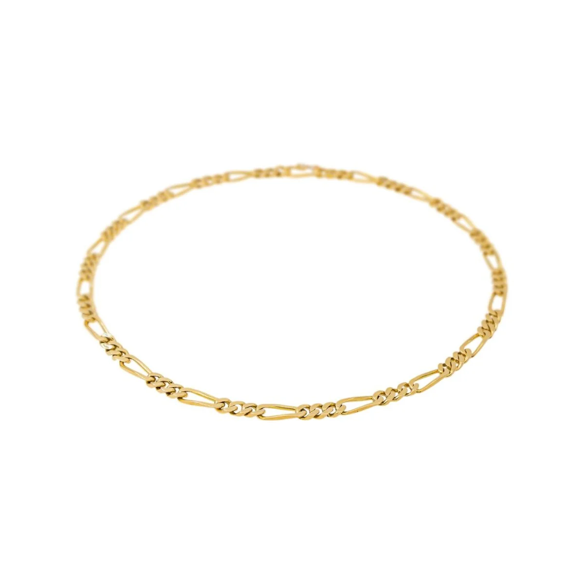 Alternating-Link Necklace in Yellow gold - Image 4